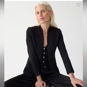 J Crew Going Out Blazer Black 10